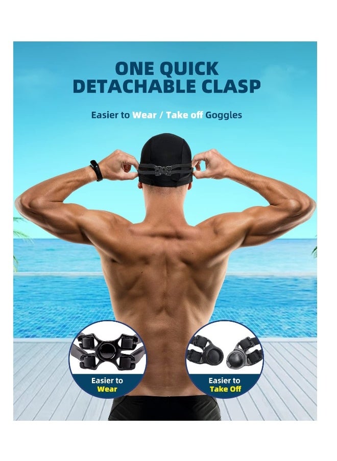 Rimless Polarized Swim Goggles Ideal for Adult Men, Women, and Youth