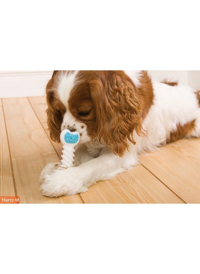 Hartz Chew ‘n Clean Twisty Bone Dog Chew Toy, Bacon Scented for Moderate Chewers, Extra Small