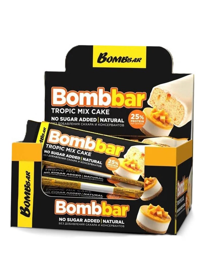 Bombbar 12×40g Tropical Mix Cake