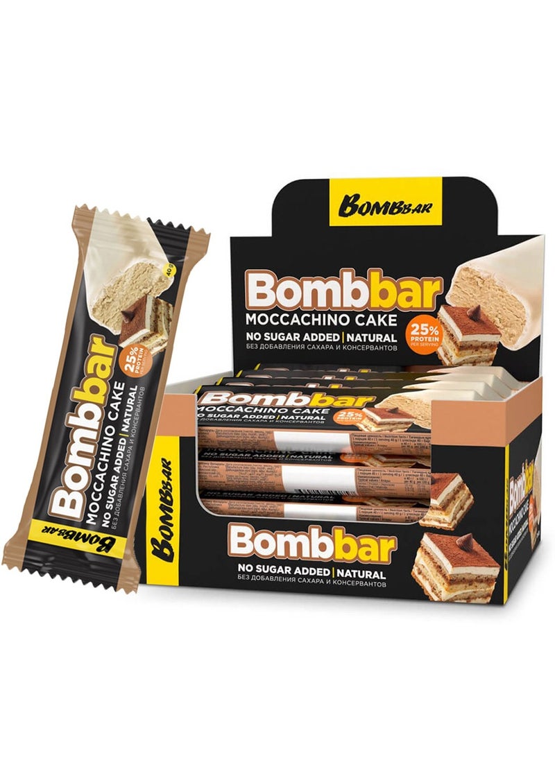 Bombbar 12×40g Moccachino Cake