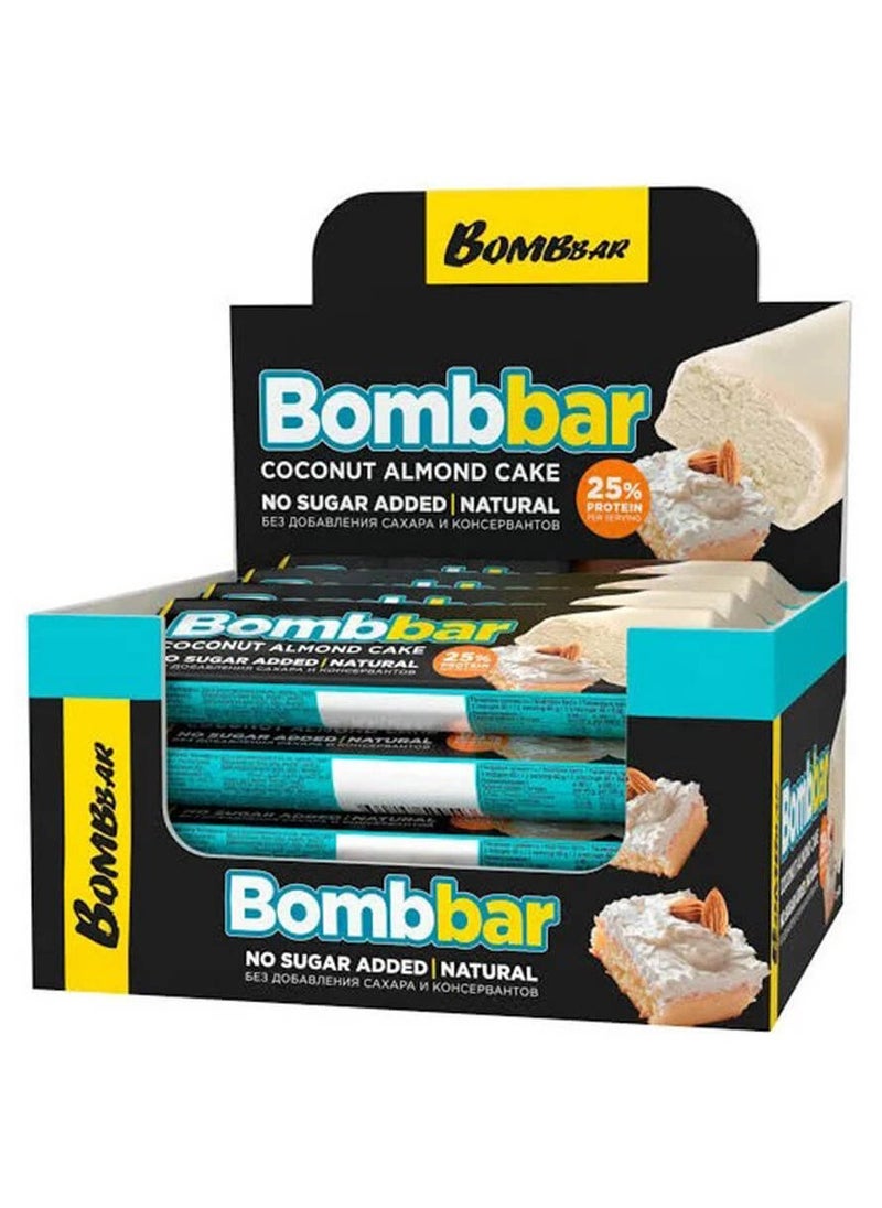 Bombbar 12×40g Coconut Almond Cake