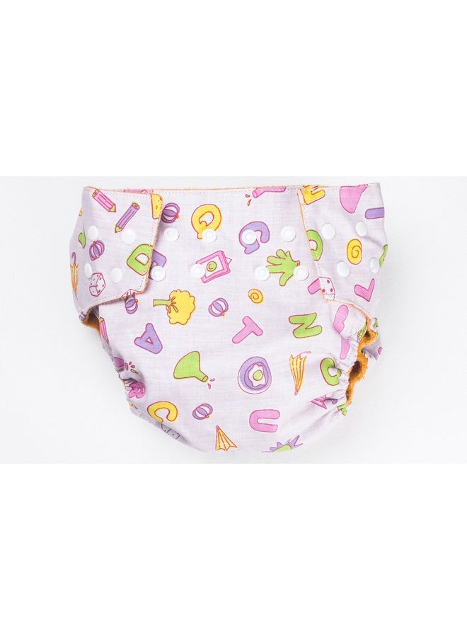 Ole Baby Soft Comfortable Reusable Cotton Diaper Pull on Style Diaper Pants (Age:1-2 Years)