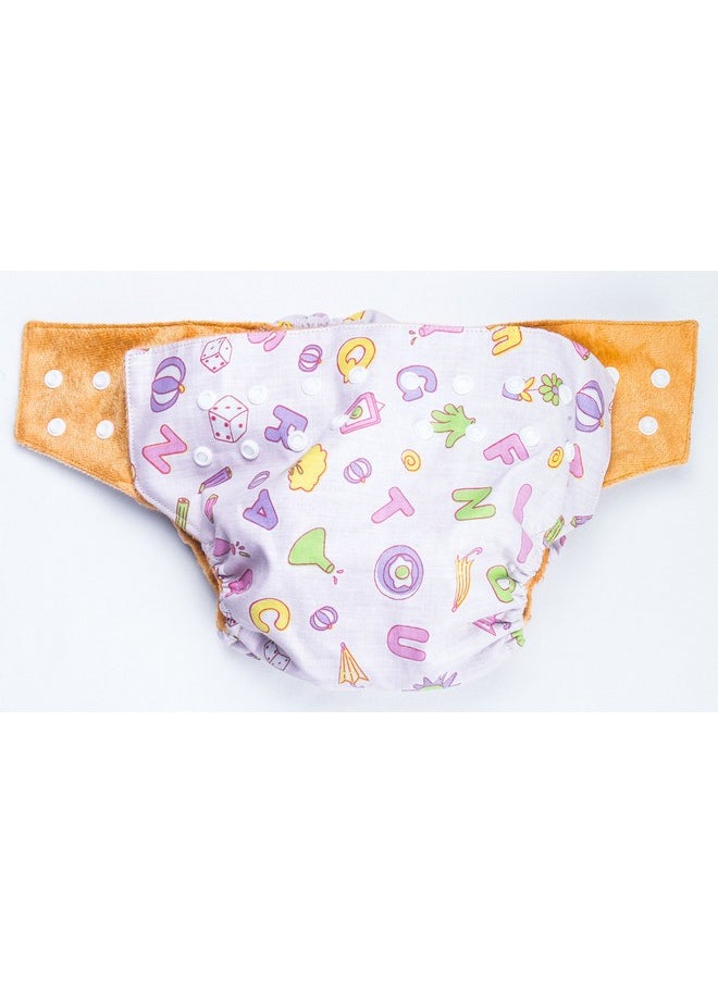 Ole Baby Soft Comfortable Reusable Cotton Diaper Pull on Style Diaper Pants (Age:1-2 Years)