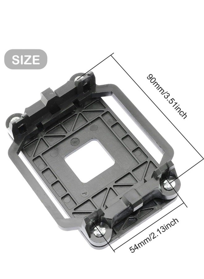 5 PCS CPU Fan Bracket Base for AM2 AM3, Outstanding CPU Cooler Retention Bracket, Black Motherboard Heatsink Fan Stand, Suitabel for AMD AM2 AM3