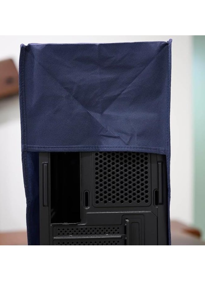 3Pcs Computer Dust Cover Set Monitor + Keyboard+ Computer Host PC Dust Proof Computer Covers Case Computer Dust Cover for Desktop PC CPU Tower Protector (24'' Monitor Set Blue)