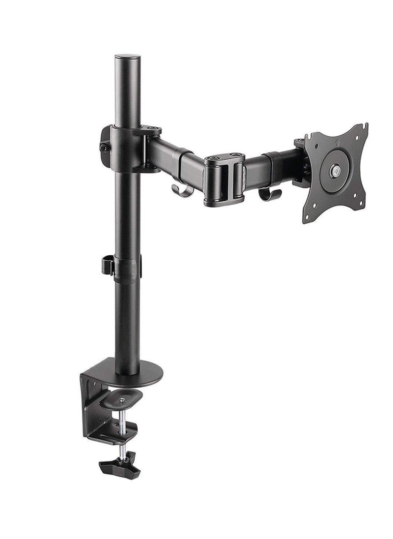 Single Monitor Arm Clamp and Bolt Through Mount Holds up to 32