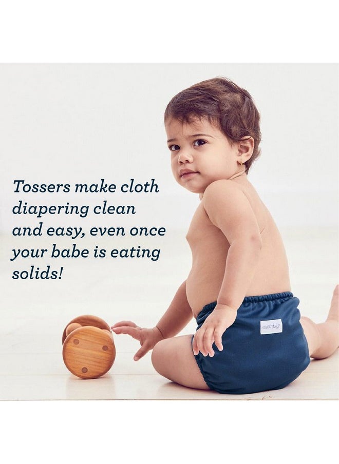 Esembly Tossers, Cloth Diaper Disposable Viscose Derived from Bamboo Liner, Fragrance-Free and Chlorine-Free, One Size, 2- Liners (2-Pack)