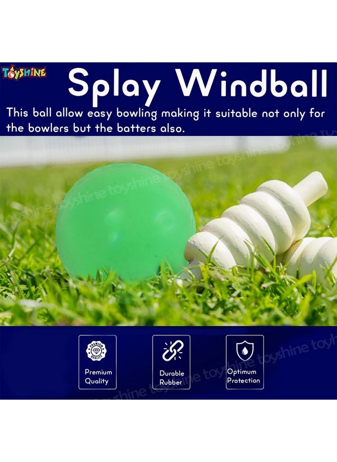 Toyshine Cricket Wind Balls, Plastic Practice Beach Indoor Outdoor Wind Ball, Pack of 12 (SSTP) Multicolor , Standard Size