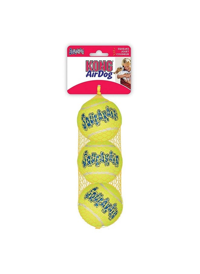 Kong Air Squeaker Tennis Balls Size:Medium(6_Balls)