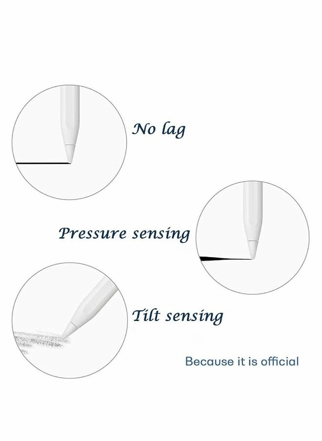 Pencil Tips for Apple Pencil, Compatible with Apple Pencil 2nd Gen and 1st Gen, Soft and Hard, Double Layered Pencil Tip 6 Pack