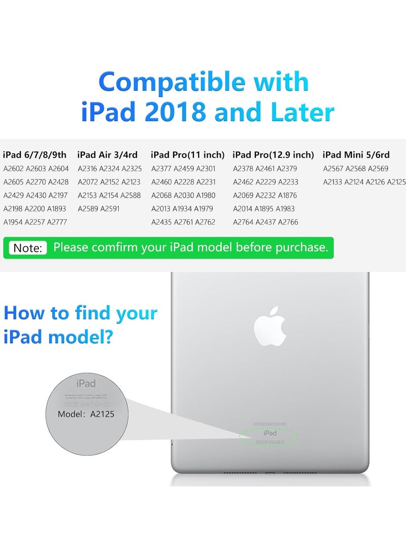 Stylus Pen for iPad 9th&10th Generation-iPad Pencil 2nd Generation,Fast Charge Active Pencil Compatible with 2018-2024 Apple iPad 6-10th, iPad Pro 11