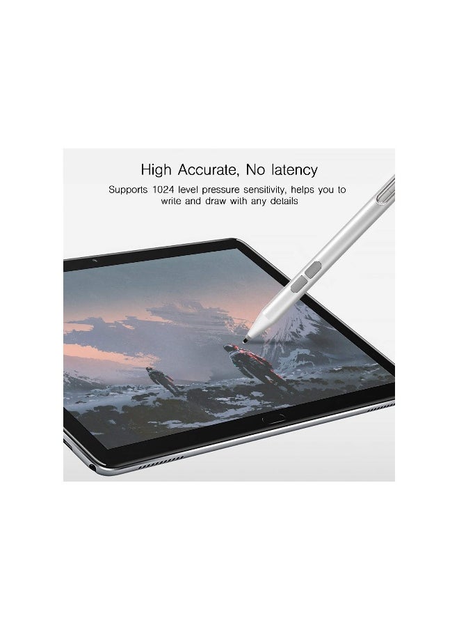 Pen for Microsoft Surface, Palm Rejection, 1024 Levels Pressure, Flex & Soft Hb Nib, Compatible with Surface Pro/Book/Laptop/Go, Including 2 Spare Nibs, for Creators, Businessers and Students