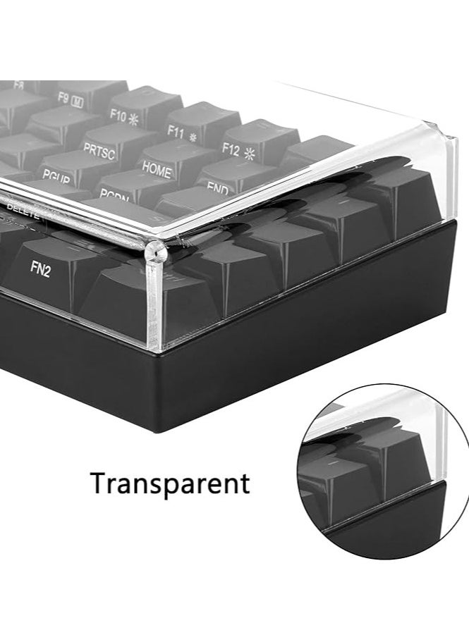 Premium Acrylic Keyboard Dust Cover for 60% Compact 61 Keys Keyboard Compatible with Razer Huntsman Mini 60% Gaming, RK ROYAL KLUDGE RK61 Keyboard.