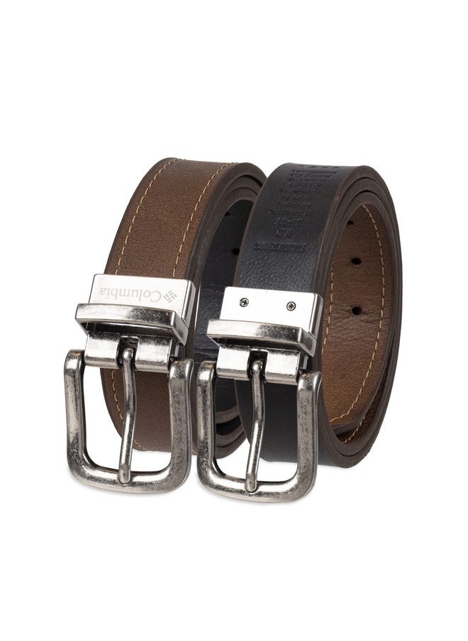 Columbia Boys' Reversible Belt- Casual and Dress for School