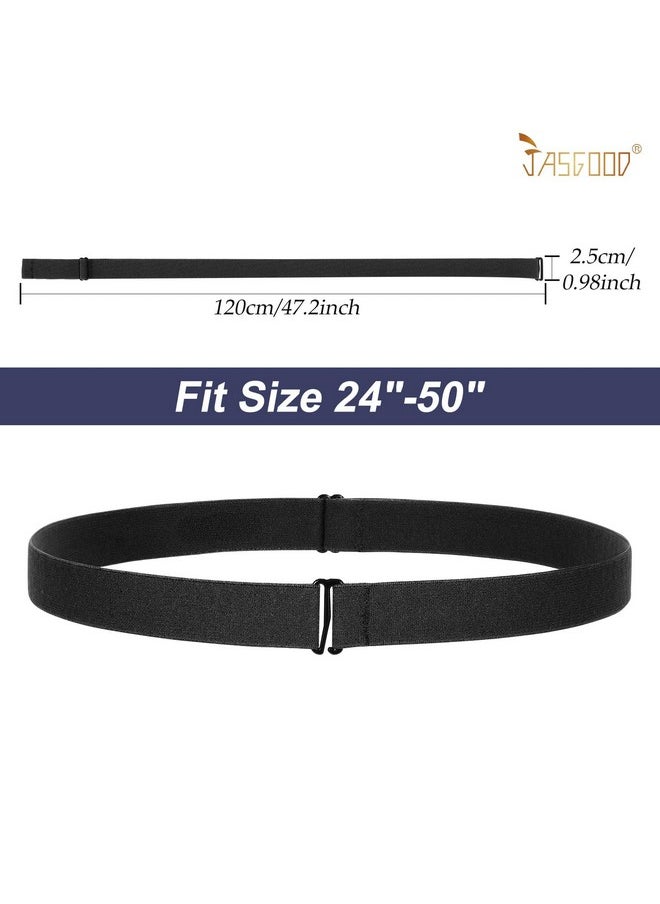 Crop Top Tuck Waist Band Adjustable Band Tucking Sweaters Shirts Elastic Stretch Belts For Women Men Change Style Of Your Tops(Black)