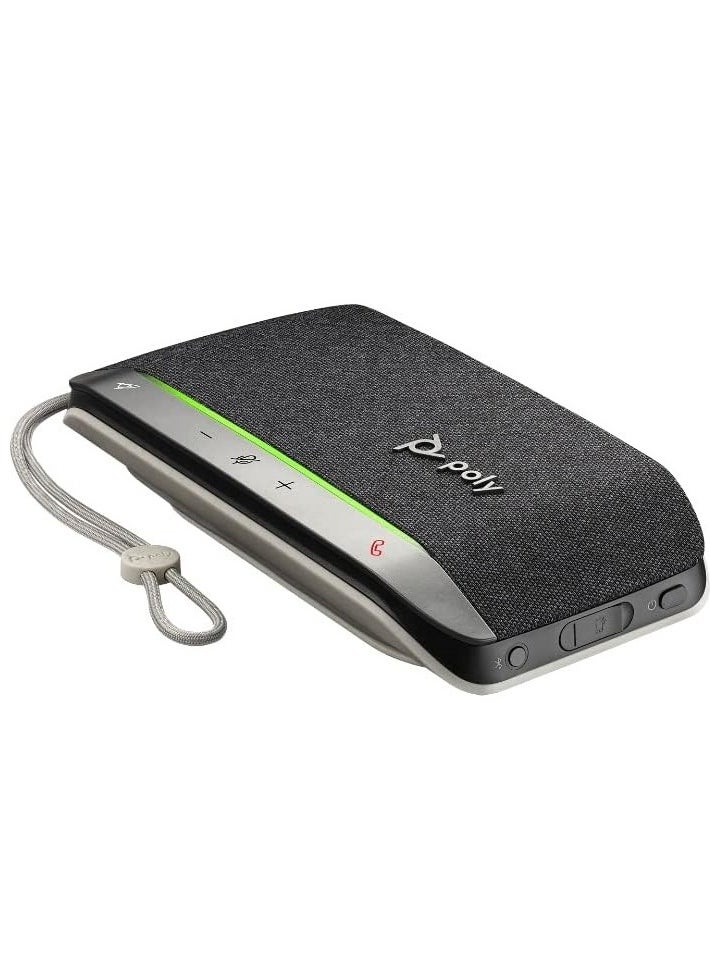 Poly Sync 20 Microsoft Teams Certified USB-A Speakerphone with 3-Microphone Steerable Array, Full-Duplex Audio, 20 Hours Talk Time, Bluetooth Connectivity for PC and Smartphone | 772C844