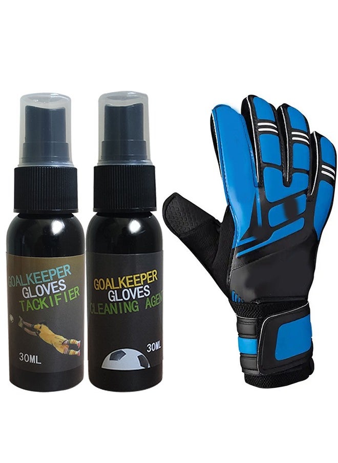 Goalkeeper Gloves Cleaning Agent And Tackifier，Goalkeeper Glove Grip Spray and Glue Remover Spray for Match Goalkeeper Gloves