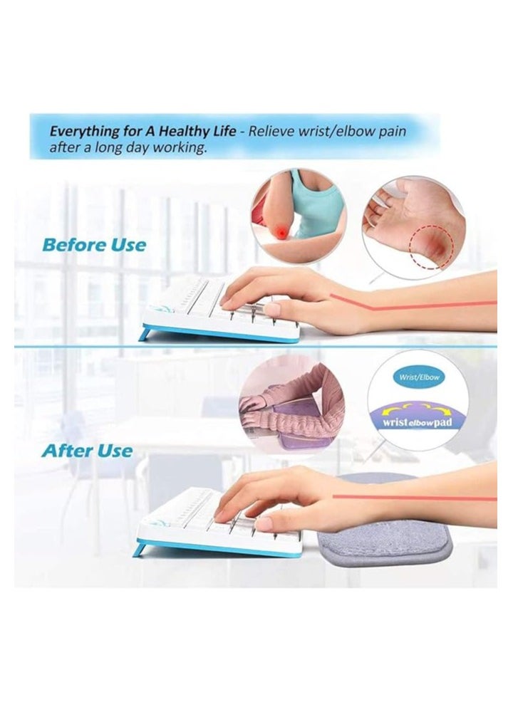 Wrist Rest, Gliding Palm Rest, Large Keyboard Wrist Rest, Gaming Memory Foam Hand Palm Rest, Typing and Wrist Pain Relief and Repair, Wrist Rest Support for Office, Computer, Laptop, Mac