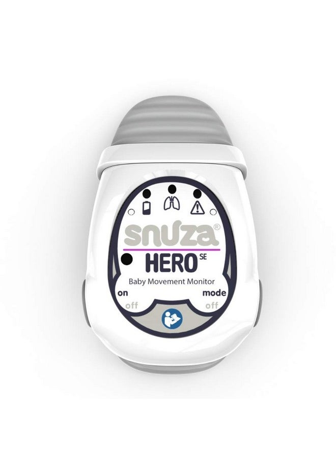 SNUZA HERO Baby Abdominal Movement Monitor: Real-time Alerts for No Breathing, Gentle Vibration Rousing, Portable & Wearable, Medical Grade Material. Safer Sleep for Infants. Peace of Mind for Parents