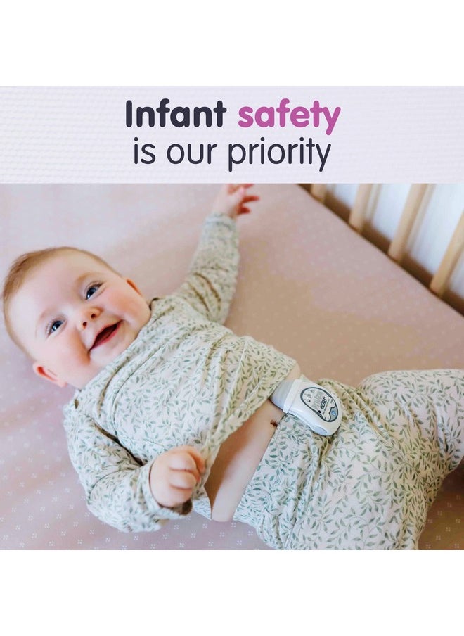 SNUZA HERO Baby Abdominal Movement Monitor: Real-time Alerts for No Breathing, Gentle Vibration Rousing, Portable & Wearable, Medical Grade Material. Safer Sleep for Infants. Peace of Mind for Parents