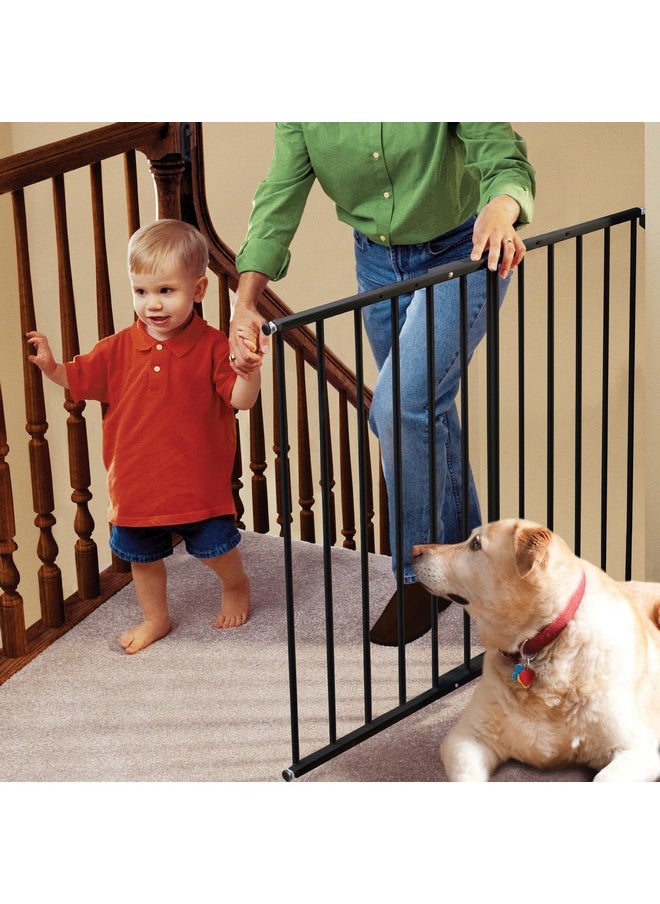 KidCo - G2001 Safeway Top of Stairs Quick Release Baby Gate, Baby Gate for Stairs (Black)