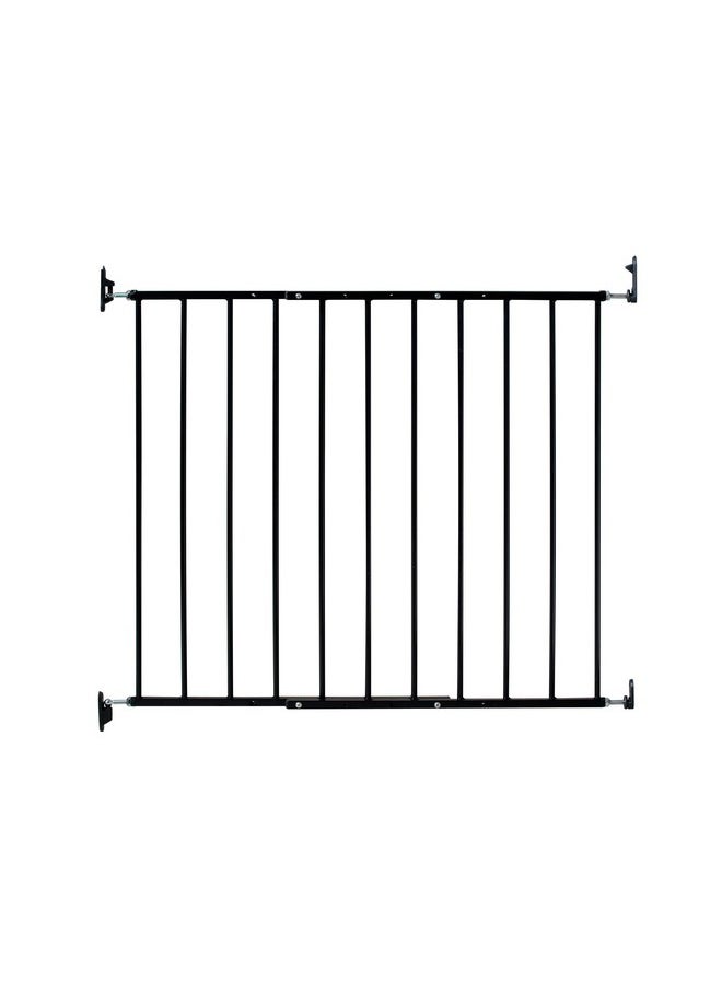 KidCo - G2001 Safeway Top of Stairs Quick Release Baby Gate, Baby Gate for Stairs (Black)