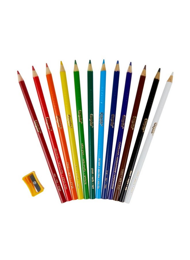 Crayola Colored Pencils Classpack (240ct), Must Have Classroom Supplies for Teachers, Bulk Colored Pencils for School, 12 Colors