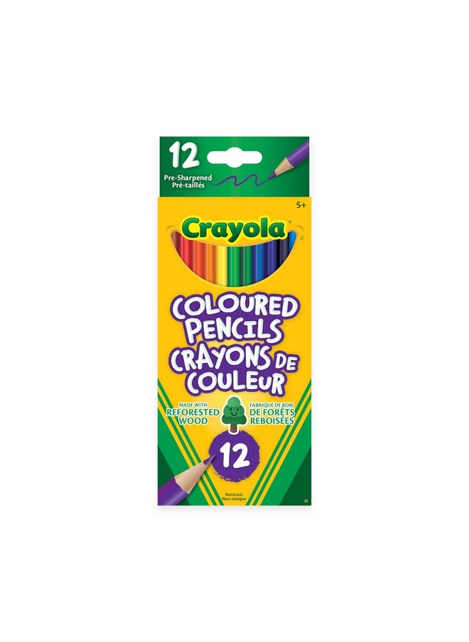 Binney & Smith Crayola(R) Colored Pencils, Set Of 12 Colors