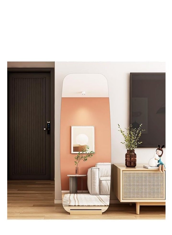 170x70cm Full Length Mirror – Large Leaning, Standing, or Wall-Mounted Mirror for Bedroom, Perfect for Dressing and Full Body Use