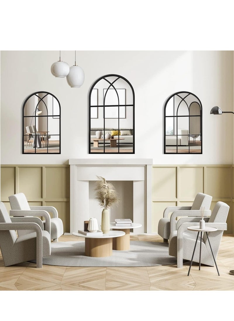 Decorative Arched Window Mirror 30