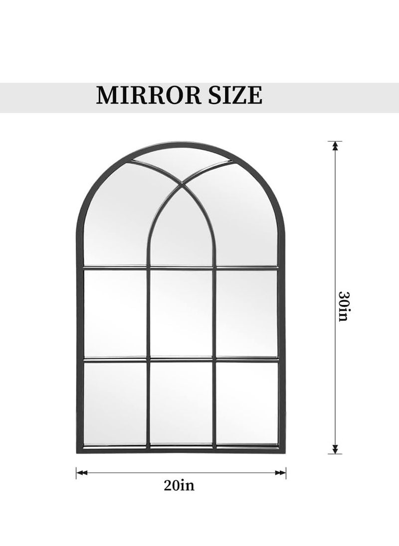 Decorative Arched Window Mirror 30