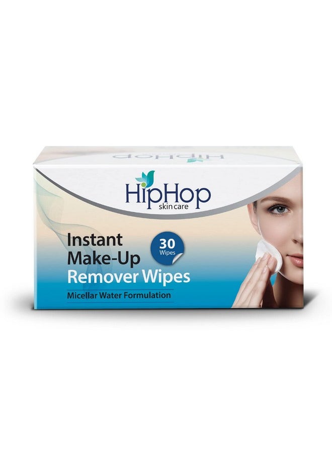 HIP HOP Skin Care Instant Make-up Remover Pads, 30 Wipes