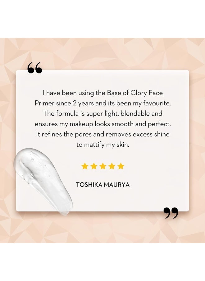 The Base Of Glory Pore Minimizing Primer