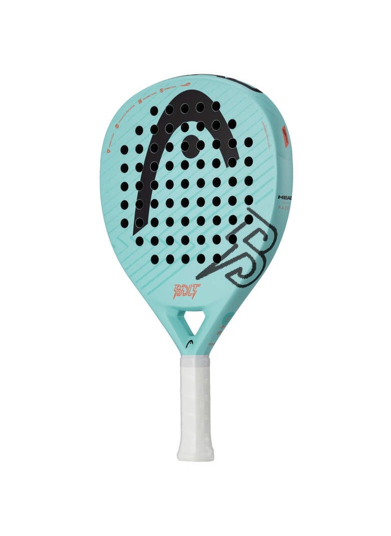 HEAD Bolt 2025 Padel Racquet - with easy power and exceptional feel, teardrop shaped