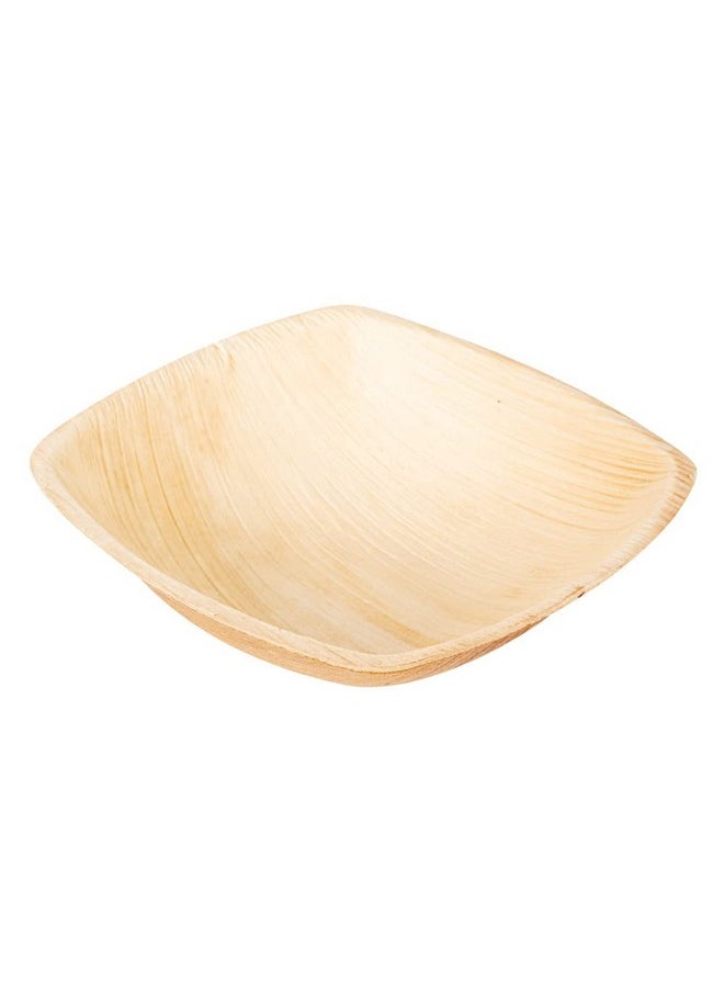 Restaurantware Midori 7 Ounce Small Square Palm Bowls 100 Microwavable Palm Leaf Soup Bowls- Freezable Sustainable Areca Palm Leaf Deep Bowls Oven-Ready For Hot & Cold Foods