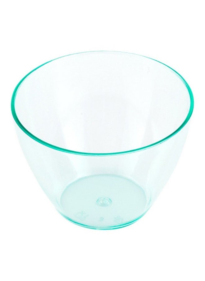 Restaurantware 2 Ounce Mini Tasting Bowls 100 Round Bowls- Disposable Heavy-Duty Seagreen Plastic Dessert Bowls For Weddings Or Catering