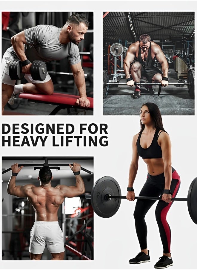 Lifting Wrist Straps for Weightlifting Power Weight Lifting Wrist Wraps for Weightlifting, Bodybuilding, Powerlifting, Strength Training, Deadlifts Straps