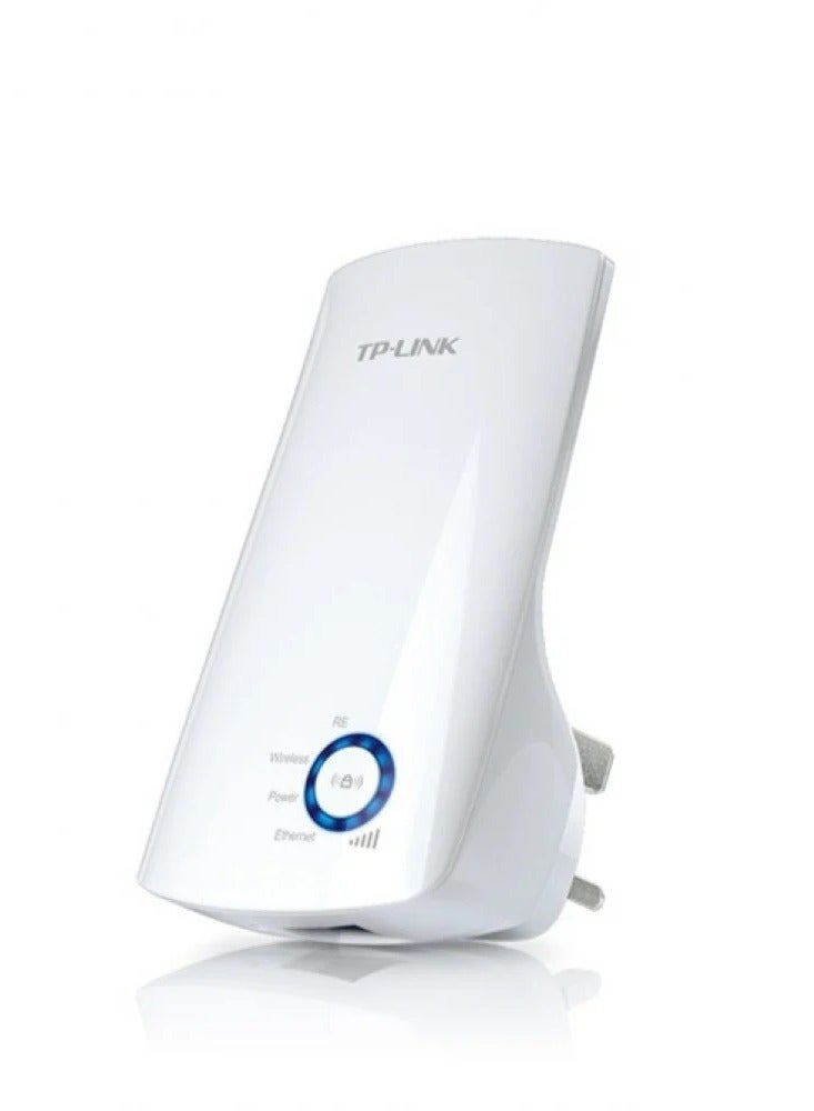 Universal Wireless 300MbpsTL-WA850RE Wi-Fi Range Expand Extender Booster Frequency Signal Indicator Designed To Conveniently Home & Business White