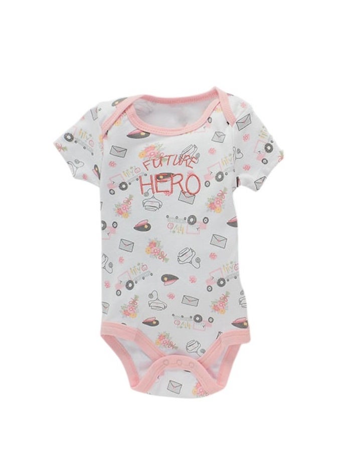 Bambimici Future Hero Flower Print Short Sleeve with Pyjama 3-Piece