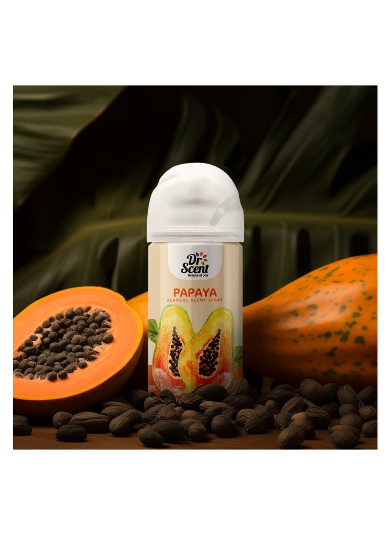 Rawaieh Al Zuhor Air Freshener Papaya Aerosol Spray (300ml)