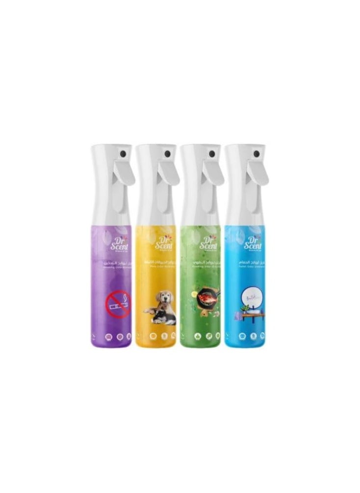 DR SCENT Fabric Spray Odor Eliminator - Treats Bathroom Odors.