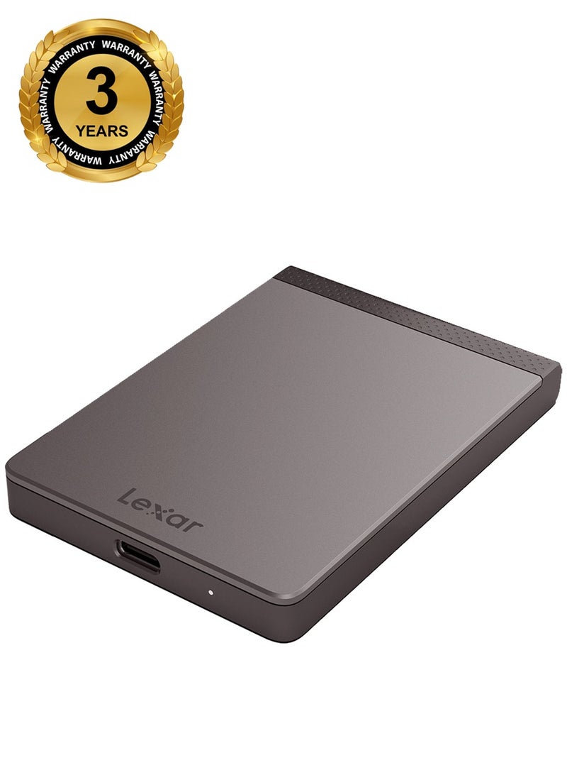 Lexar SL200, Portable SSD, External SSD, Up to 550MB/s Read, 400MB/s Write, USB Type-C, 1 TB