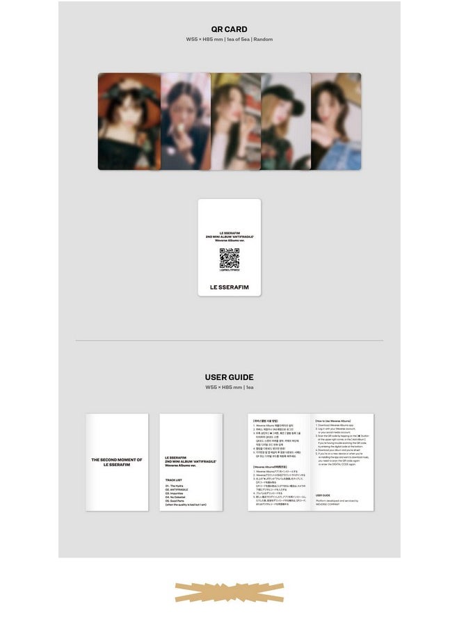 [Weverse Album] Le Sserafim - 2Nd Mini Album Antifragile