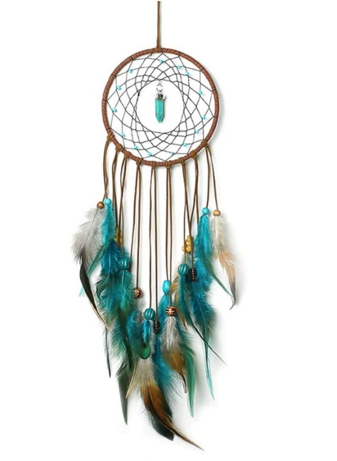 Excefore Dream Catcher Handmade Large Handmade Bohemian Dream Catcher for Kids Macrame Wall Hanging Decoration Boho Decor Dream Catcher Handmade Feather✅PACKAGE INCLUDED: 1 pcs dream catcher.