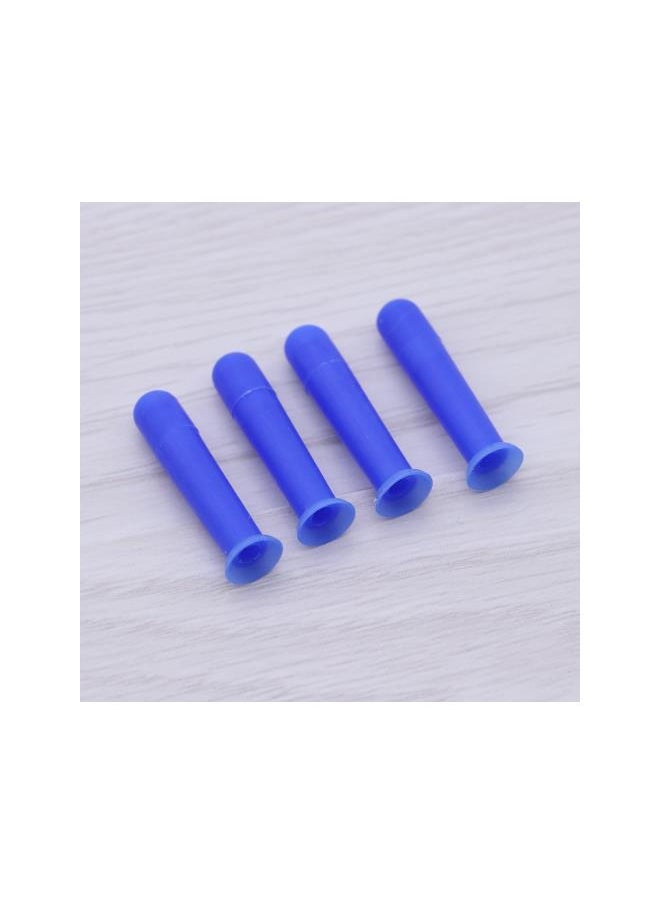 4pcs Hollow Lens Inserter Remover Lens Suction Cup for Hard RGP Lens (Blue)