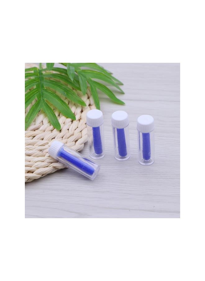 4pcs Hollow Lens Inserter Remover Lens Suction Cup for Hard RGP Lens (Blue)