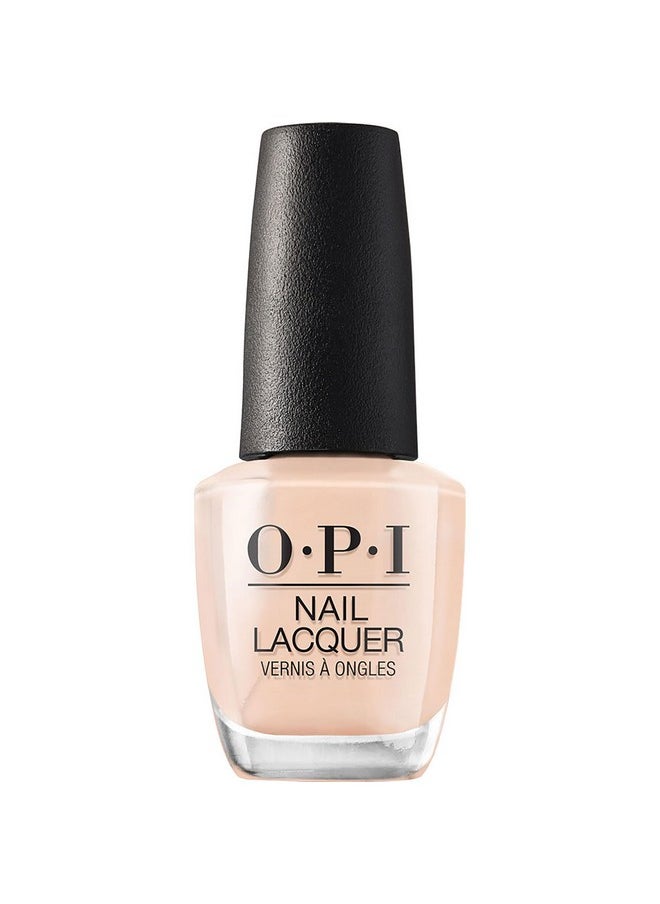 OPI Nail Lacquer Samoan Sand | Sheer Soft Pink Crème Chip Resistant Nail Polish | Vegan, Fast Drying, Streak Free