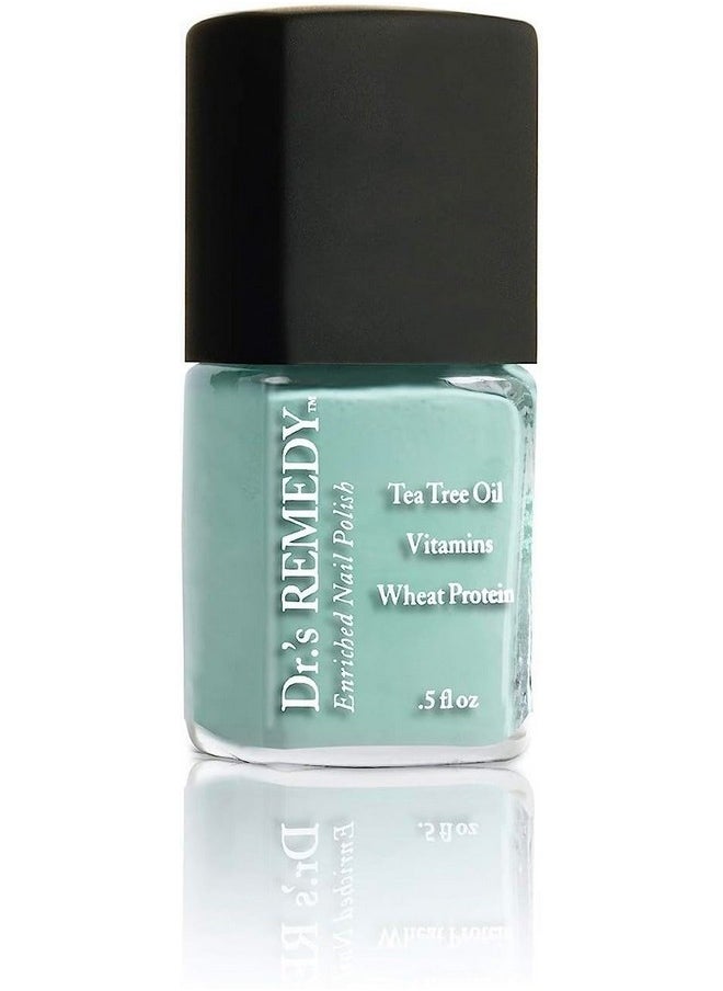 Dr’s Remedy Enriched Nail Polish: Non Toxic, All Natural, and Organic - Doctor Formulated: Strengthens, Restores, Heals, and Protects '24-Free' - TRUSTING Turquoise