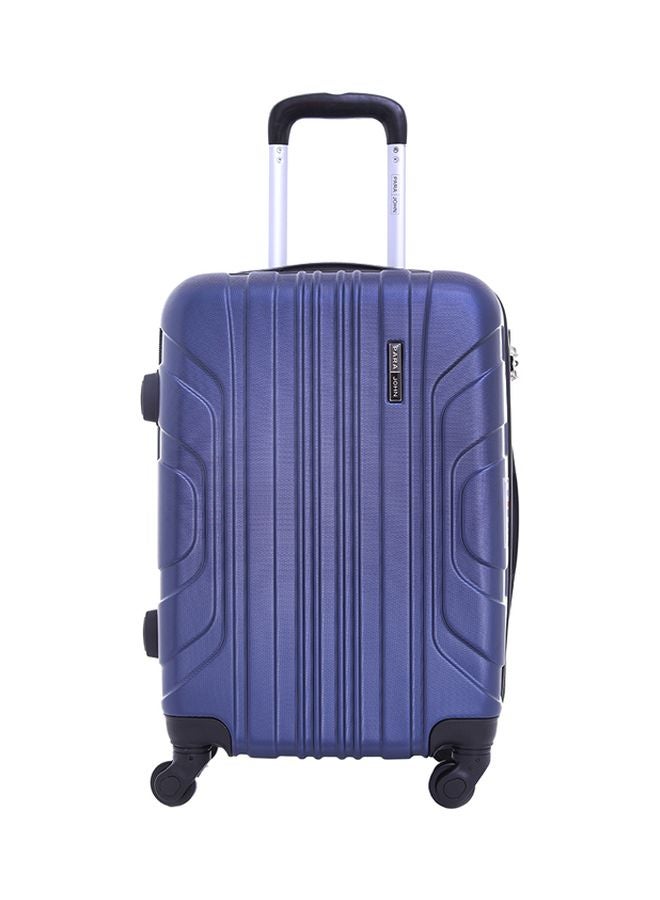 Hardside Cabin Luggage Trolley Blue