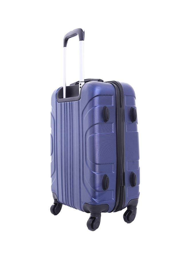 Hardside Cabin Luggage Trolley Blue